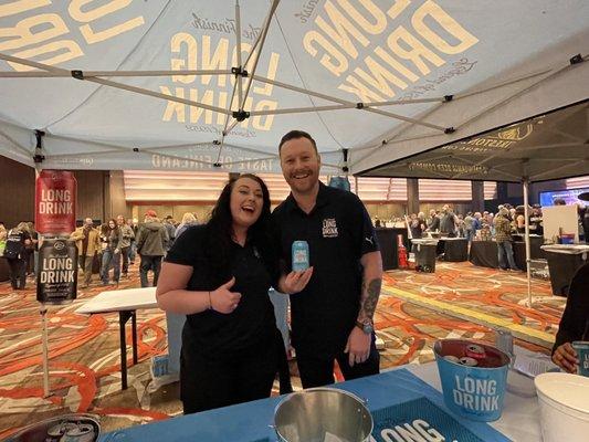 Long Drink Vendors at Brew HaHa event in the Golden Nugget Casino, put on by Sierra Arts Foundation!