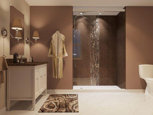 Dream Bath Solutions remodel with shower