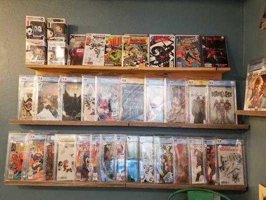 We have a large selection of slabbed and graded comics!