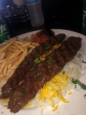 Kofta Kabob Plate