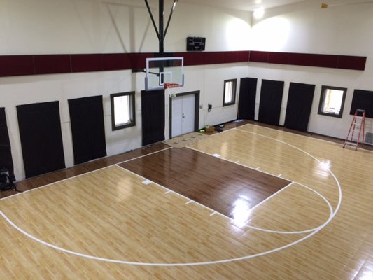 Custom home gyms