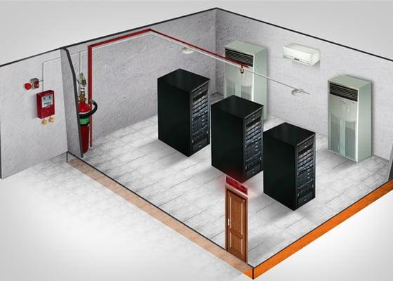 Fire Suppression for you DataCenter and Server Room.