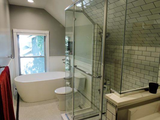 Master Bath Remodel in Home Built in 1900