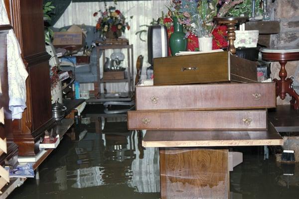 worcester basement flooded