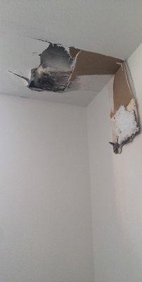 Ceiling failure