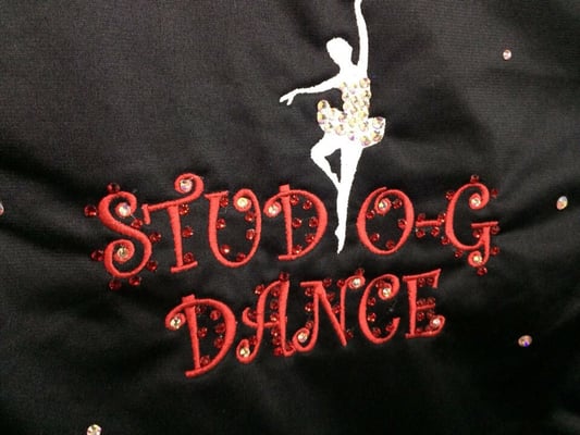 Studio G Dance studio warm up jacket. Go team!