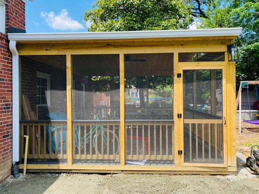 Screen Porch in Arlington VA