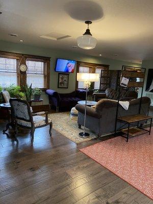 Carriage house living room