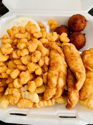 Fish & Shrimp Plate French Fries