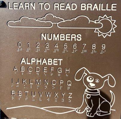 learn braille... counting & alphabet