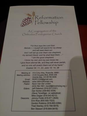 Reformation Fellowship