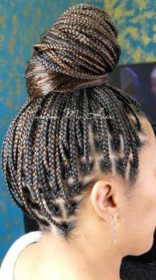 Small Knotless Box Braids