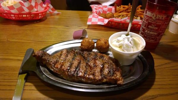 Awesome Steak and Banana Pudding