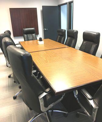 Deposition conference room.
Seats 10+
Small kitchen