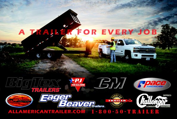 All American Trailer is Florida's largest trailer dealer! Providing you the best trailers at the best prices!