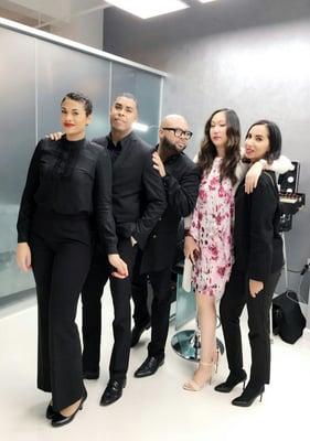 That's a wrap! With the fabulous Dolce & Gabbana team.