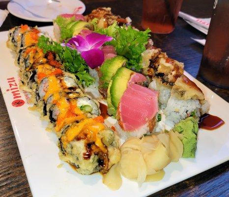 Youngstown Roll, Amazing Tuna Roll, Super Tempura Roll