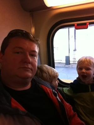 Santa Train and Reids birthday 12-10-2011