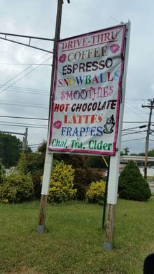 More than just java - tea, chai, cider, snowballs, hot chocolate and more.