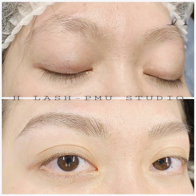 Natural beauty enhanced.
Nano Hair Strokes/ Eyebrows/Microshading/Microblading By H Lash-PMU Studio