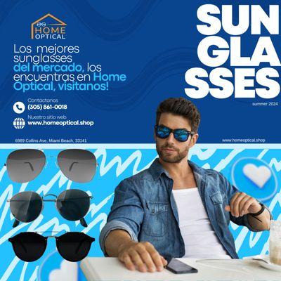 ¡Prepárate para el verano con estilo en Miami Beach! En Home Optical sabemos lo importante que es proteger tus ojos mientras disfrutas