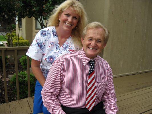 Dr. Richard Thomas and wife Hally.