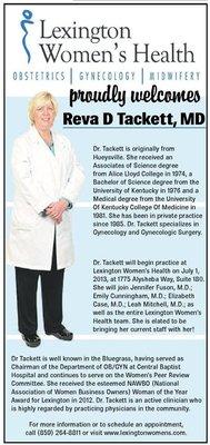 Dr. Reva Tackett