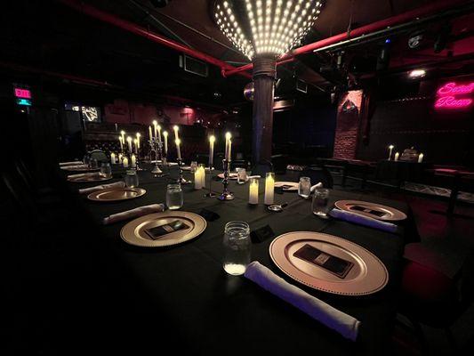 You want a seat at THIS table, don't you?! Join us for Truffles Mystery Immersive @ Secret Room NYC!