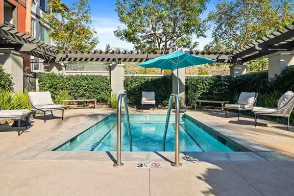 Pool area includes Hot Tub