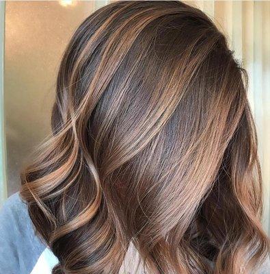 Caramel highlights