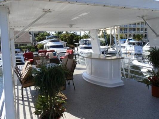 Enjoy the HUGE Roofdeck with your group aboard Jubilee in Fort Lauderdale. Rock On Rentals - Fort Lauderdale