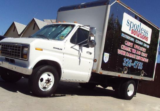 Spotless Solutions truck