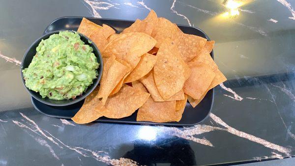 Chips and guacamole