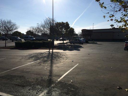 View of Farmers Market upon opening at 930am