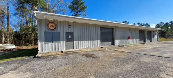 Front of our new building