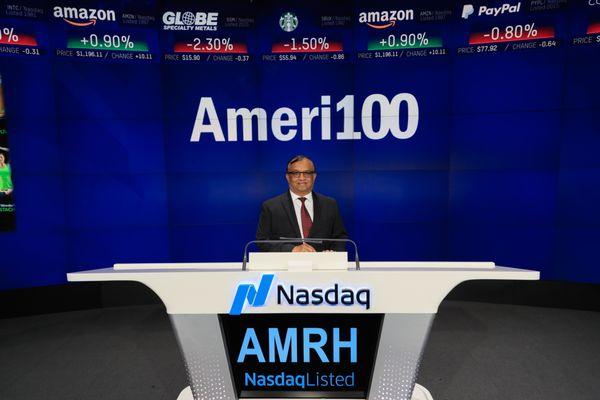 At Nasdaq with Strategic Partner AMERI100