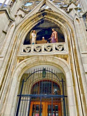 Annual Nativity Scene-exterior of Archbishop Quigley Center 2021