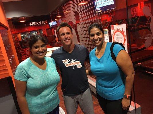 My friend, neela, who goes to the garwood Nj otf and my favorite trainer, Garrett!