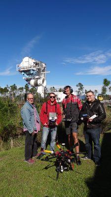 Crew - at test center for CF80 turbines, West Palm Beach