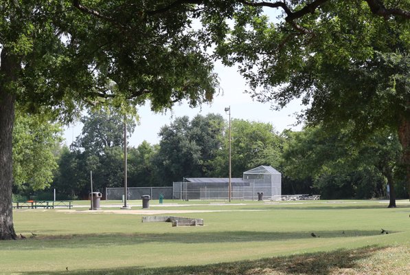 Ball fields at Harrington Park in Plano.