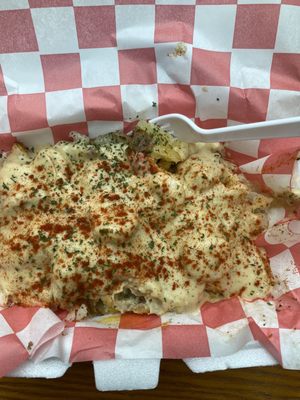 The homemade Seafood Alfredo is fire!