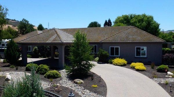 flat roof cleaning