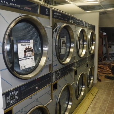 laundromat after repairs