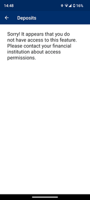 Stop disabling my mobile deposits! STOP IT!