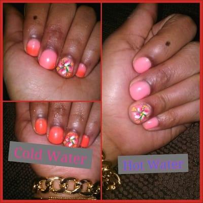 Color change gel nails!!!