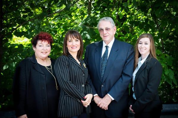 Left to right:  Jacqueline F. PIvawer, Esq.; Tanya  N. Helfand, Esq.; Herman Osofsky, Esq., of Counsel; Samantha E...