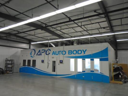 2 brand new paint booths installed in 2015