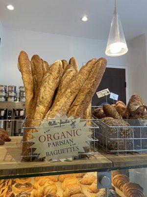 Fresh organic bread