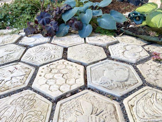 Handmade paver tiles