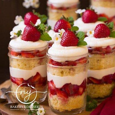 All the flavors of the classic strawberry shortcake but with a soft cake layer instead of biscuit.